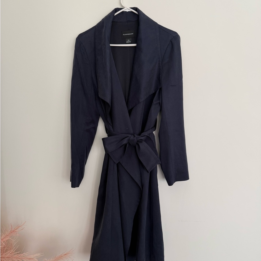Long Soft Ladies Trench Coat